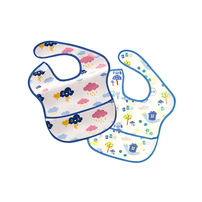 Bavoir bébé en polyester avec poche le plus vendu
