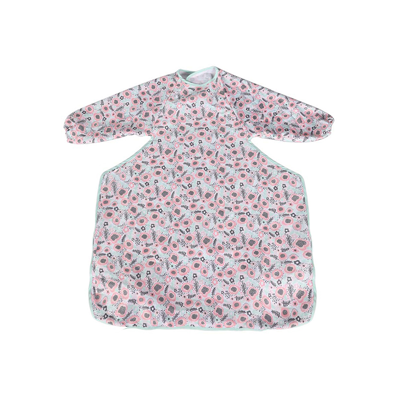 Bavoir blouse d'alimentation à manches extra longues
