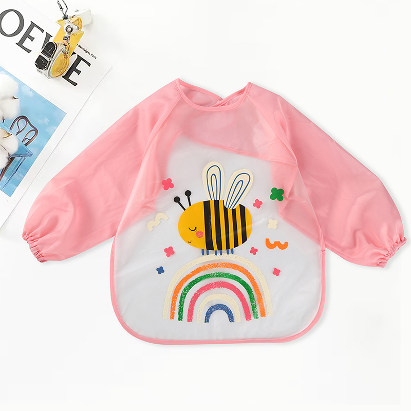 Bavoir blouse d'art imperméable à manches longues