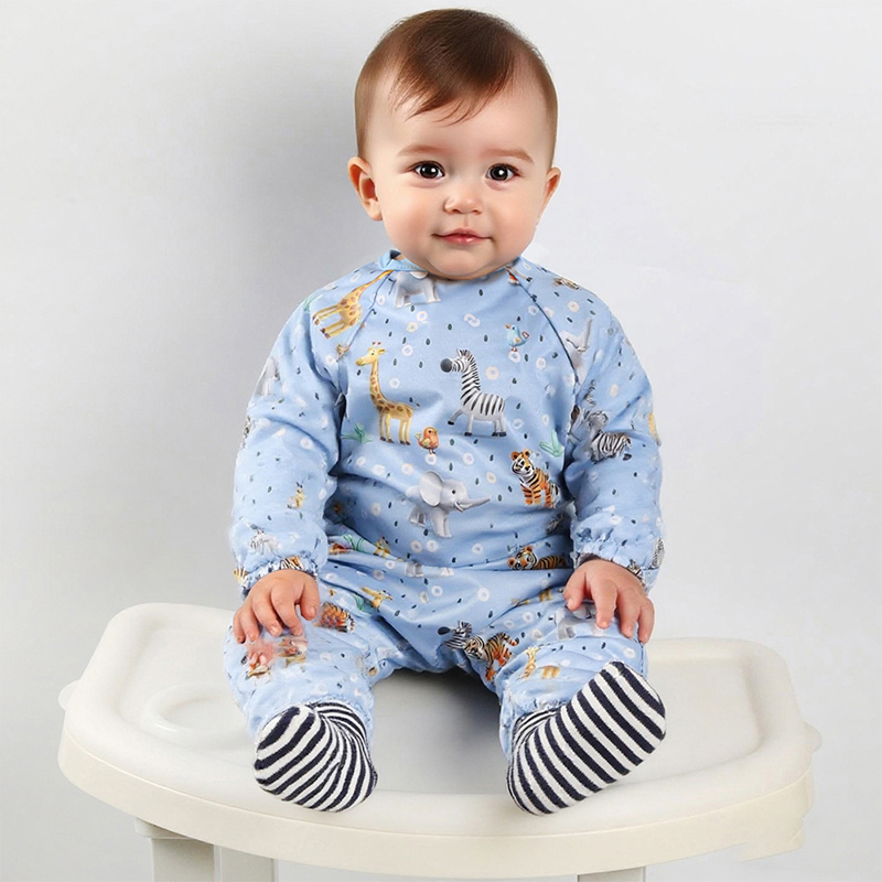 Combinaison imperméable pour l'alimentation des bébés