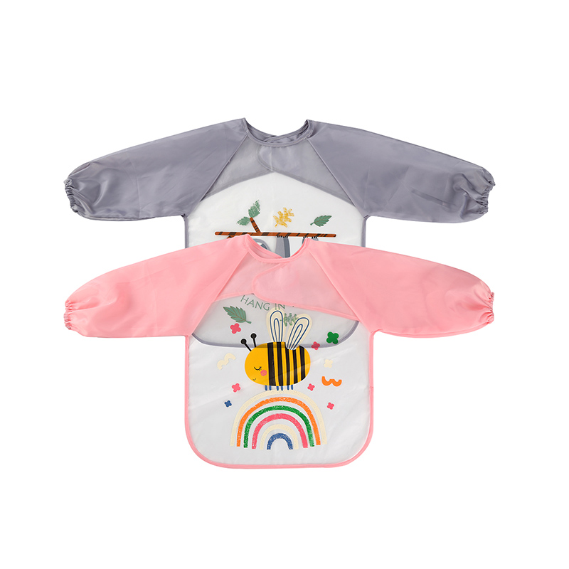 Bavoir blouse d'art imperméable à manches longues