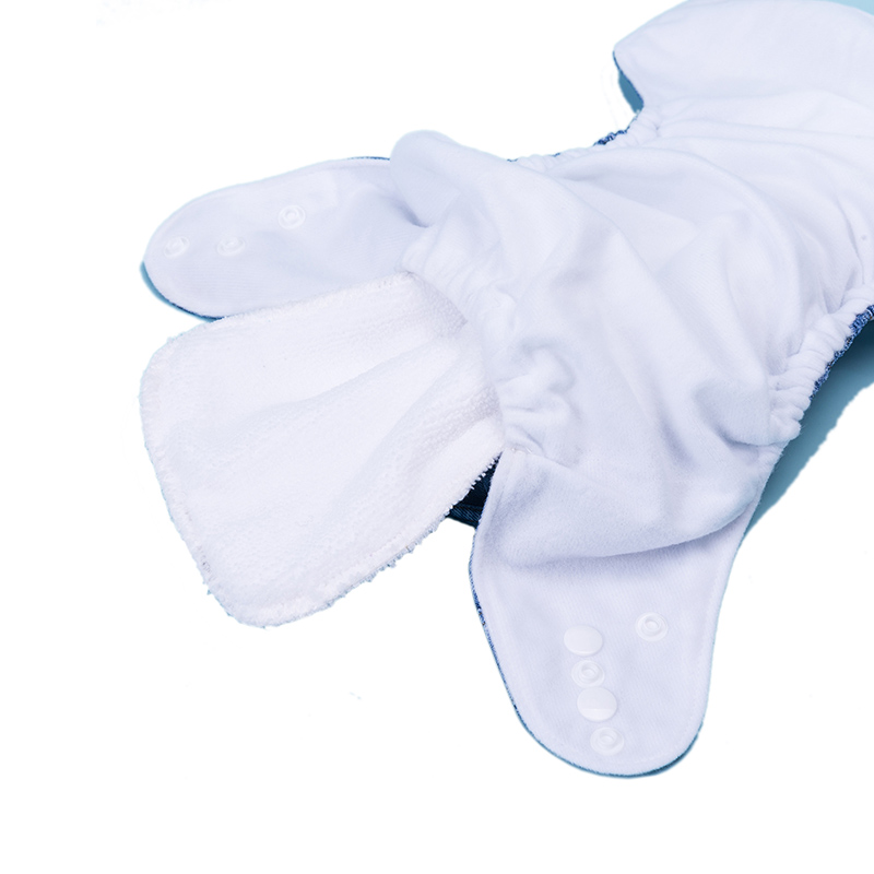 Couche en tissu de poche à imprimé denim