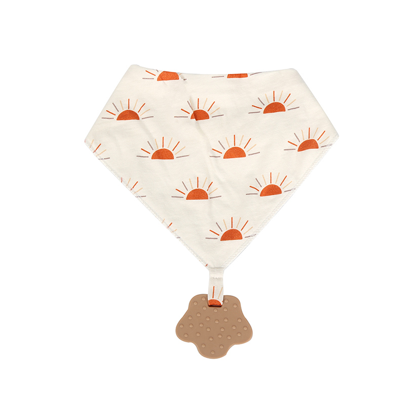 Ensemble de bavoirs pour bébé Bandana Teether