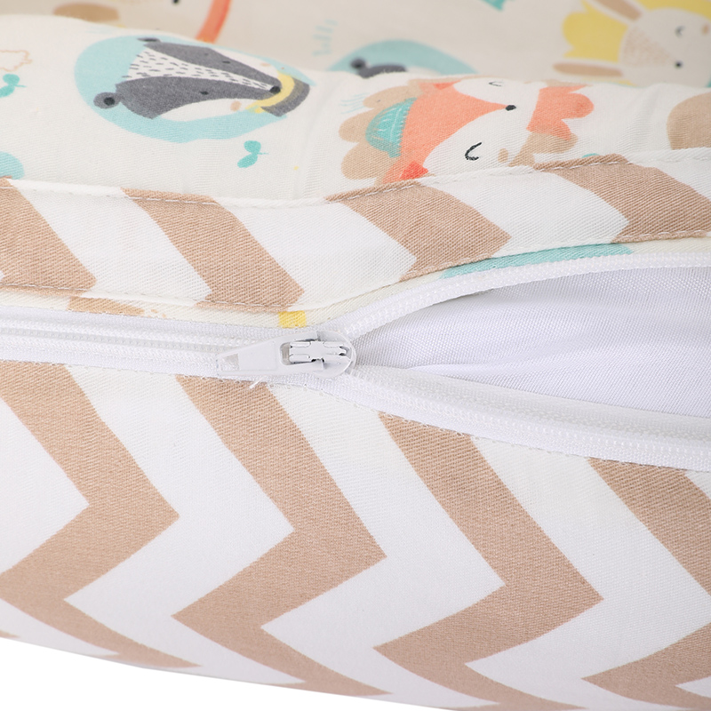 Lit nid bébé en coton compressible de style commercial