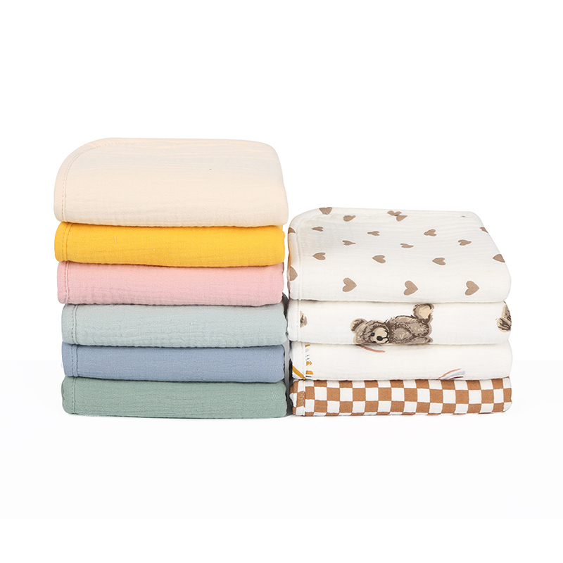Ensemble de bavoirs en mousseline pour bébé