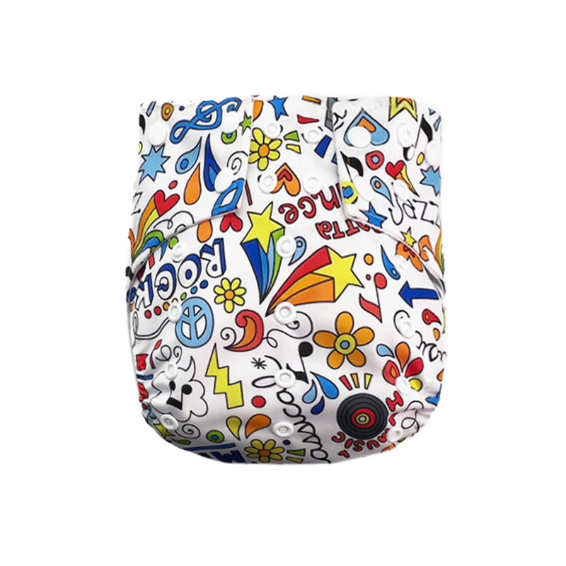 Couche en tissu pour bébé PUL réutilisable de style commercial