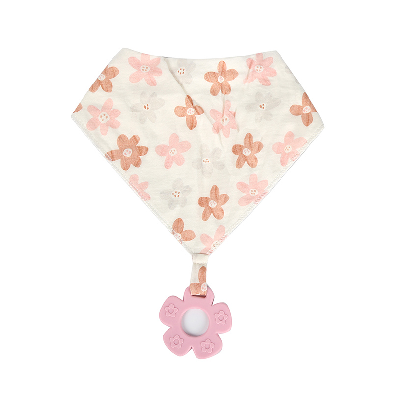 Ensemble de bavoirs pour bébé Bandana Teether