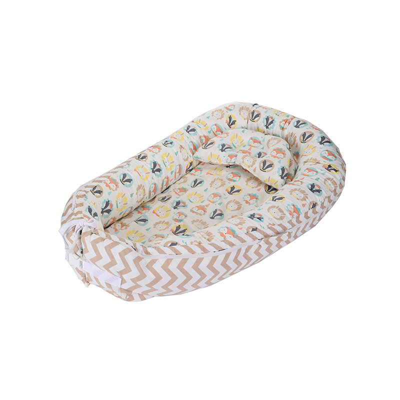 Lit nid bébé en coton compressible de style commercial