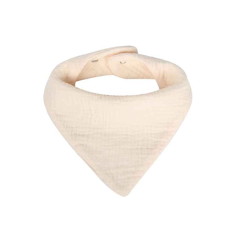 Bavoir en mousseline style bandana