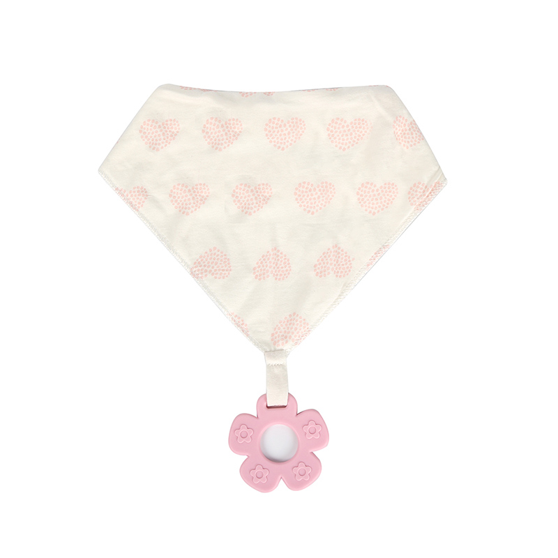 Ensemble de bavoirs pour bébé Bandana Teether