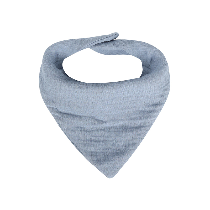 Bavoir en mousseline style bandana