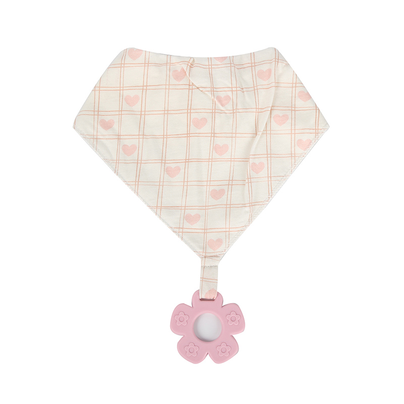Ensemble de bavoirs pour bébé Bandana Teether