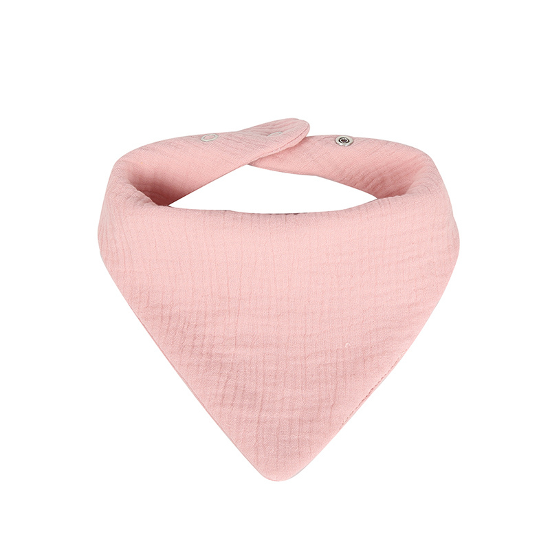 Bavoir en mousseline style bandana