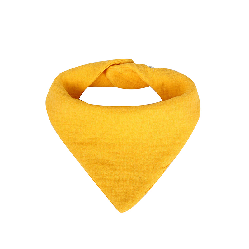 Bavoir en mousseline style bandana