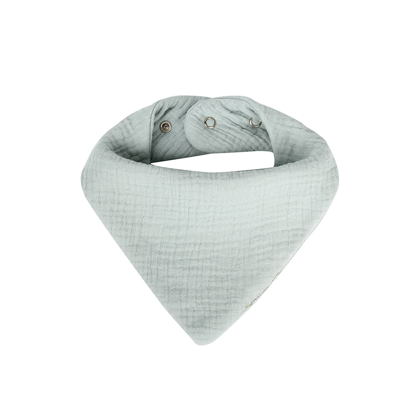 Bavoir en mousseline style bandana
