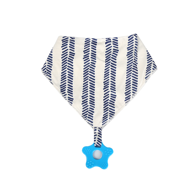 Ensemble de bavoirs pour bébé Bandana Teether