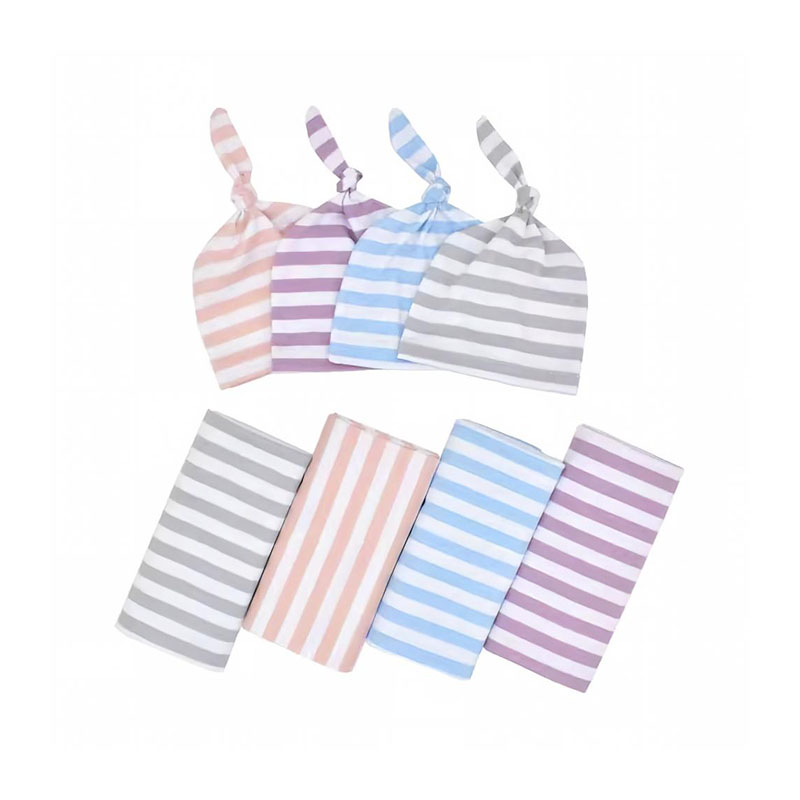 Couverture d'emmaillotage élastique personnalisée pour bébé, enveloppe de réception douce et personnalisée