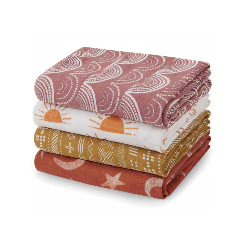 Couverture d'emmaillotage pour bébé en mousseline de coton bambou, enveloppement de sommeil respirant