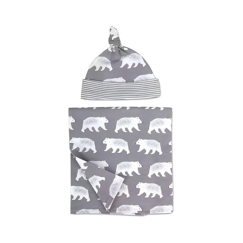 Couverture d'emmaillotage extensible en coton bambou pour bébé, enveloppe de réception douce pour bébé