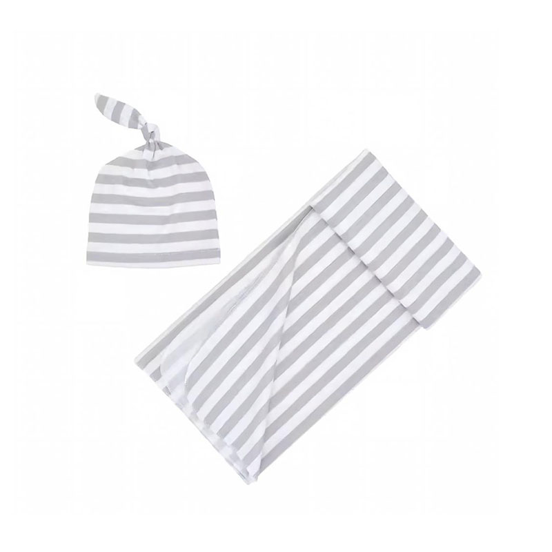 Couverture d'emmaillotage élastique personnalisée pour bébé, enveloppe de réception douce et personnalisée