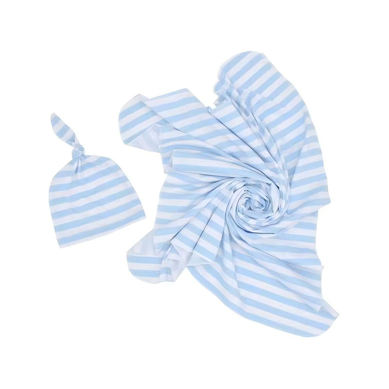 Couverture d'emmaillotage élastique personnalisée pour bébé, enveloppe de réception douce et personnalisée