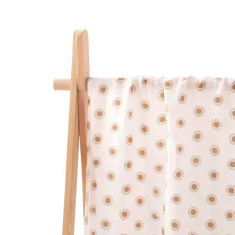 Couverture d'emmaillotage pour bébé en mousseline de coton bambou