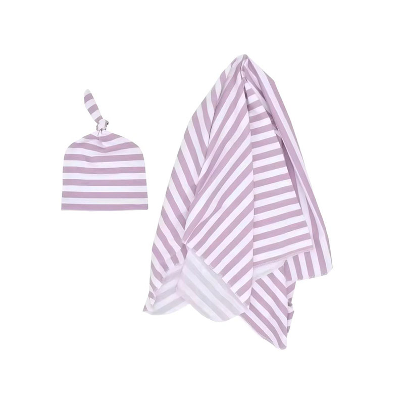 Couverture d'emmaillotage élastique personnalisée pour bébé, enveloppe de réception douce et personnalisée