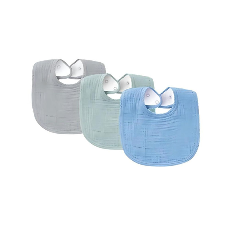 Bavoir bébé en mousseline de style biologique