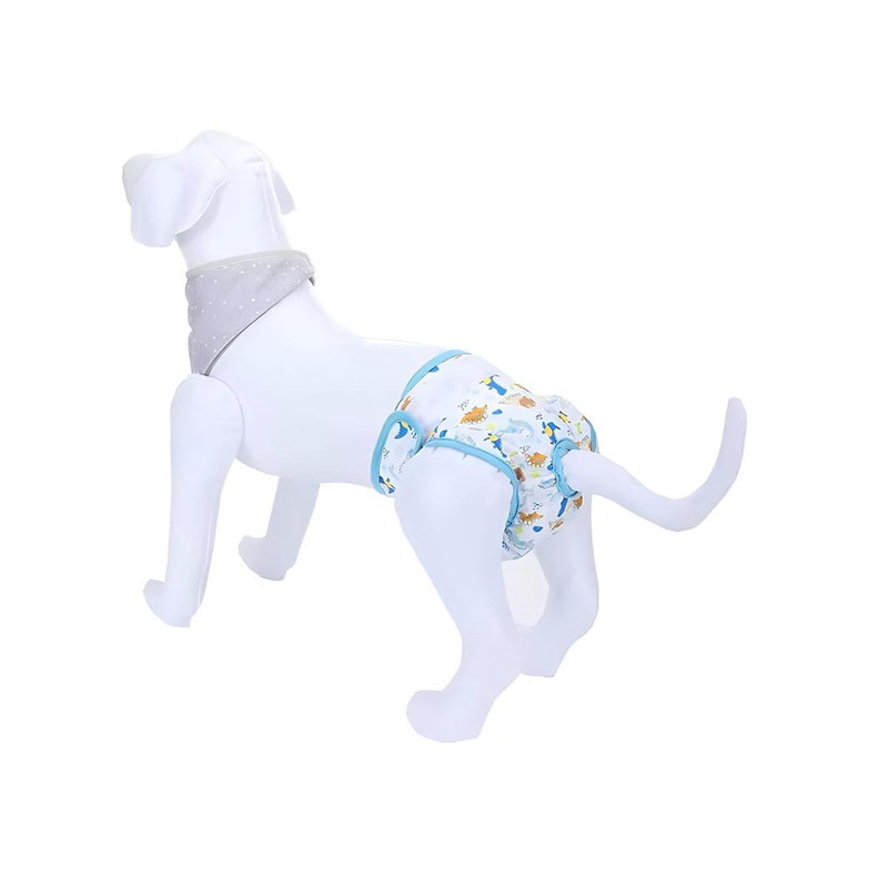 Couche réutilisable en tissu pour animaux de compagnie de style commercial