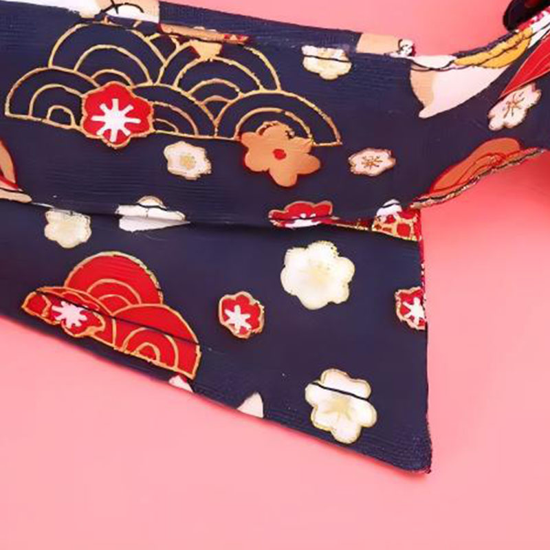 Nœud papillon en coton pour animal de compagnie, accessoire floral pour col de chat