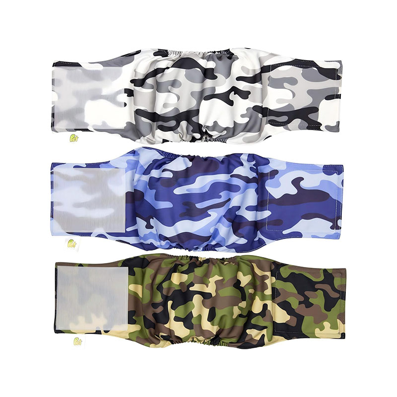Pantalon de couche réutilisable pour chien mâle, emballage lavable et étanche réglable