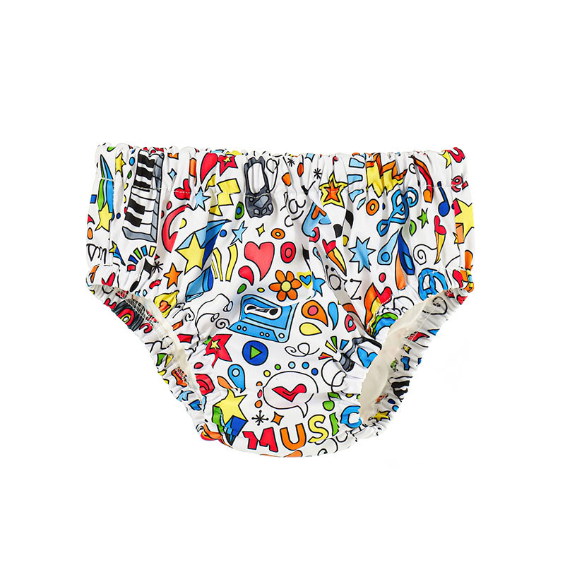 Couche de bain réutilisable pour bébé avec imprimé dessin animé